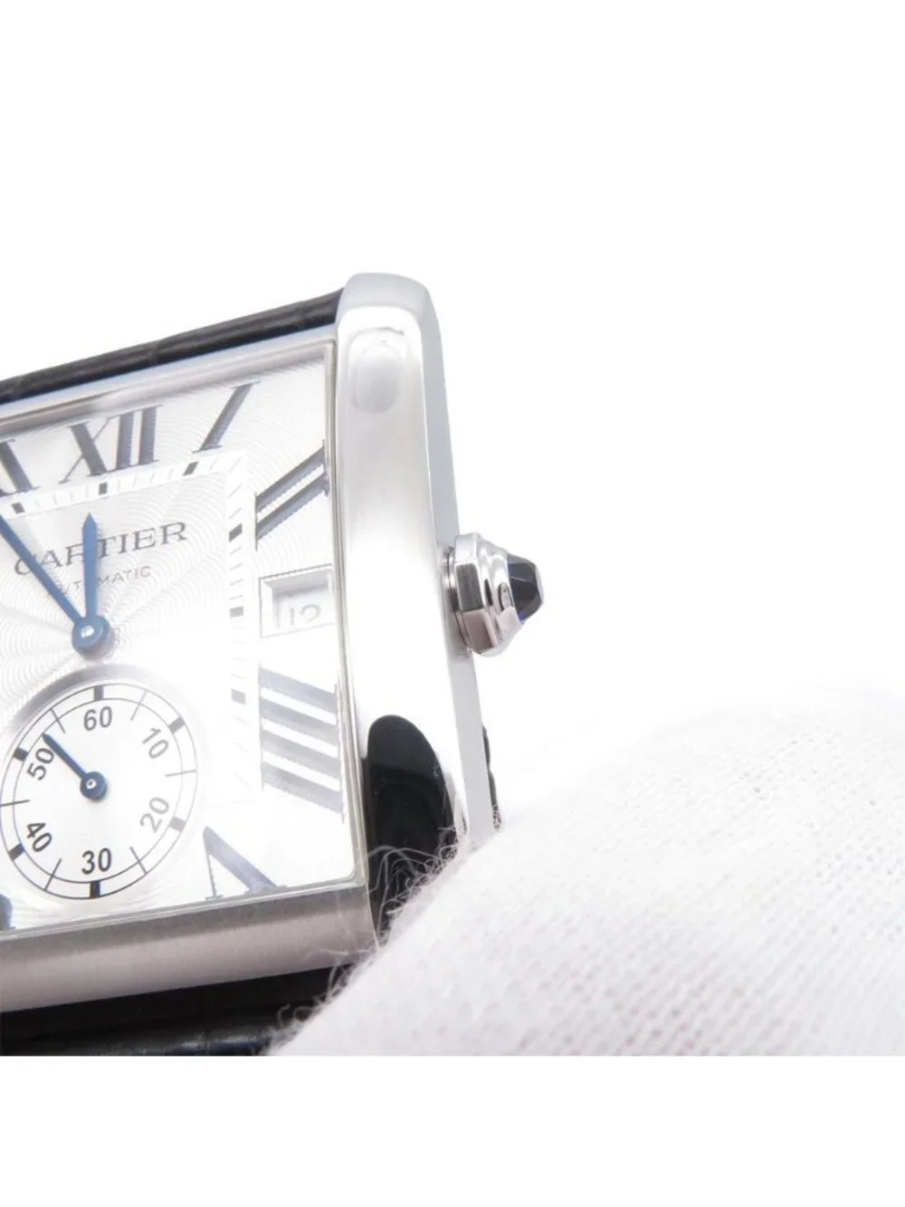 Cartier Tank MC Watch Silver Dial